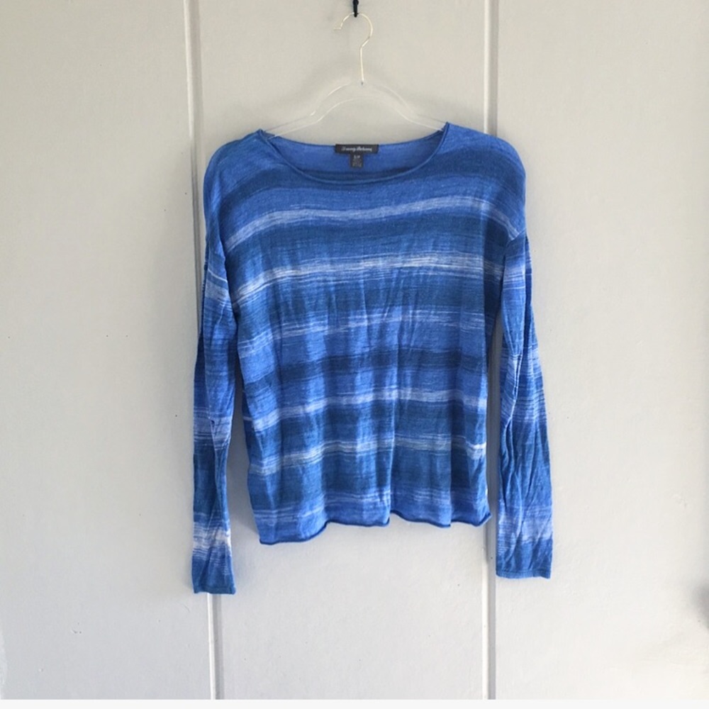 Tommy Bahama Linen Striped Shirt Sz S